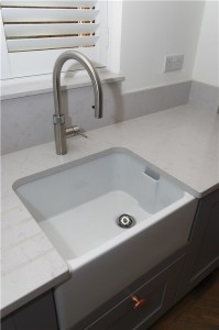 Silestone Lagoon worktops and the Quooker PRO3 Flex