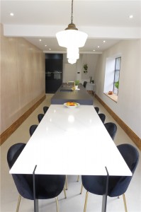 Dekton Domoos worktop / Calcutta gold quartz tabletop