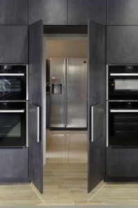 secret door to utility room (open)